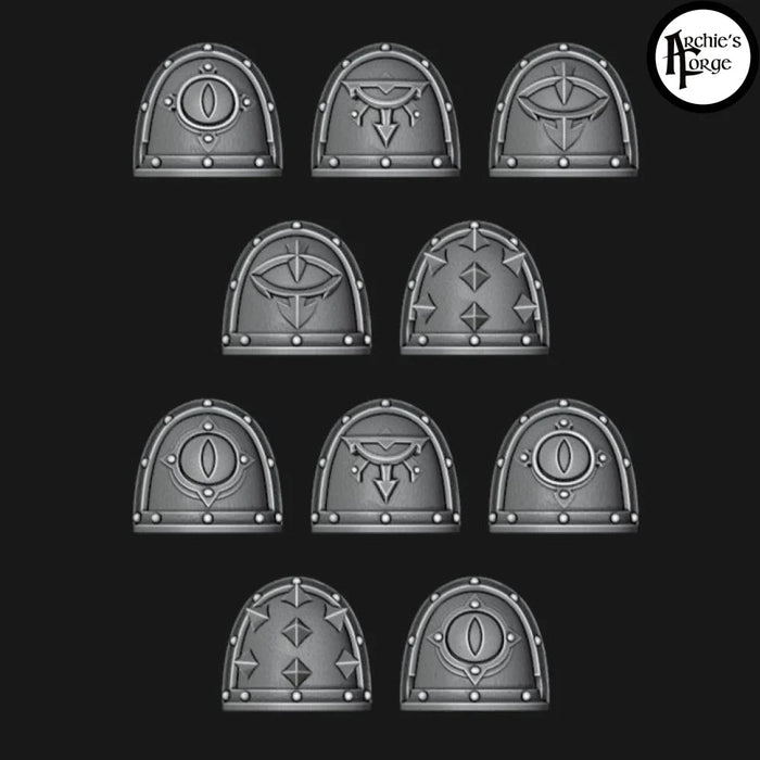 Legio Traitoris MK2 Pads - Set of 10 - Archies Forge