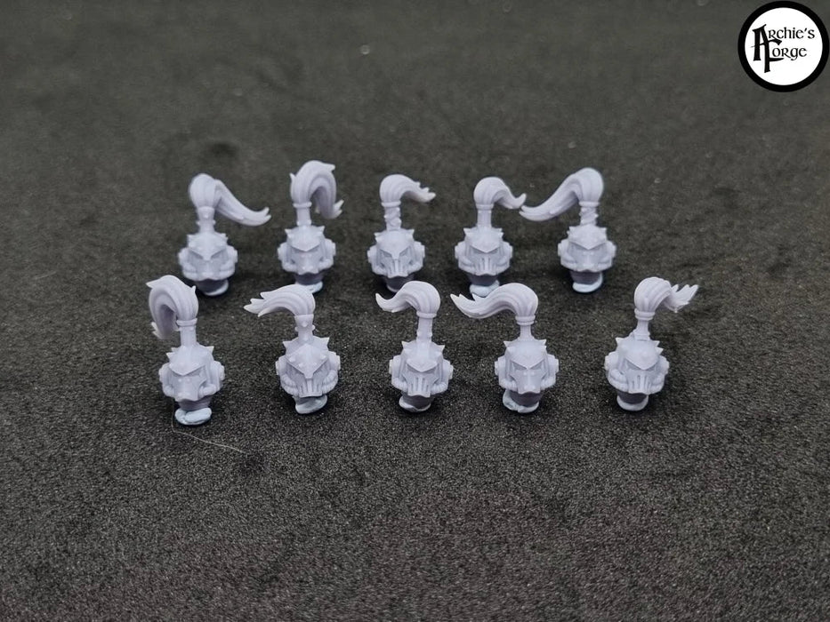 Legio Traitoris MK4 Helmets - Topknot - Set of 10 - Archies Forge