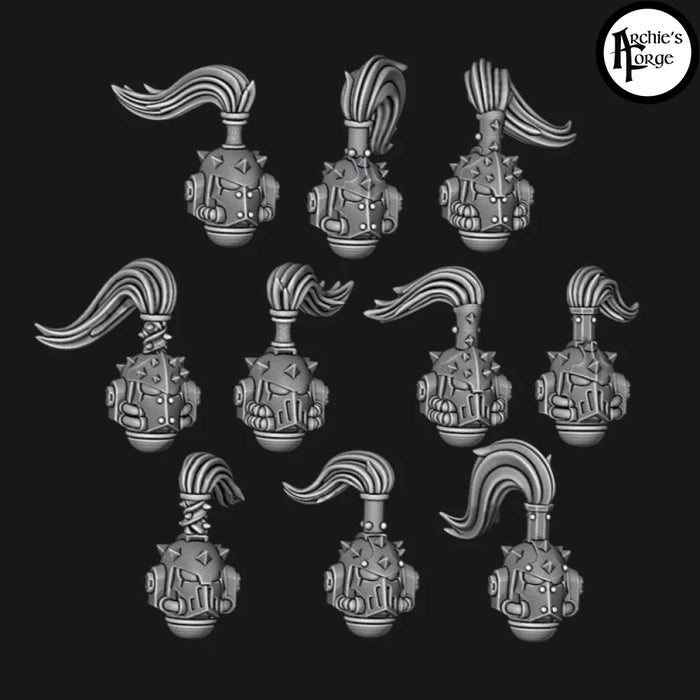 Sons of Horus MK4 Helmets - Topknot - Set of 10 - Archies Forge