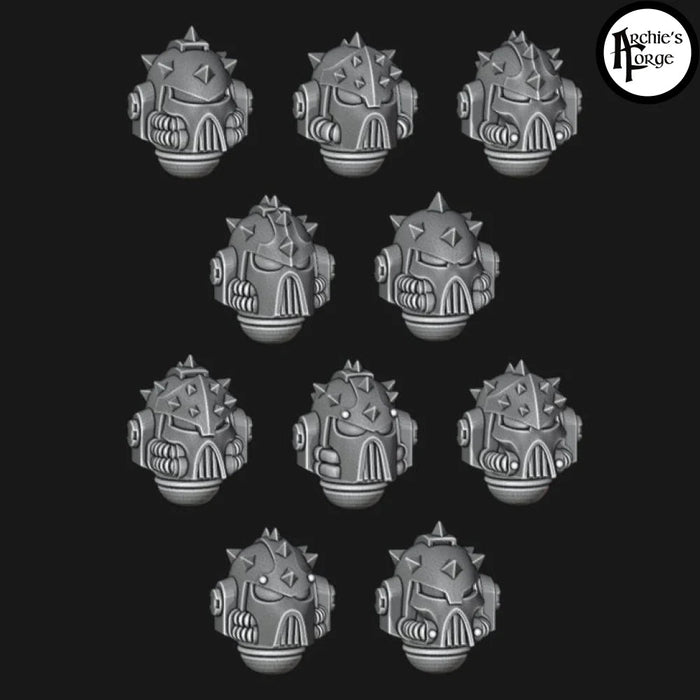 Legio Traitoris MK5 Helmets - Set of 10 - Archies Forge