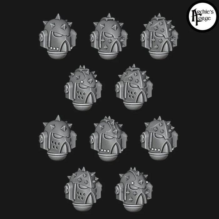 Legio Traitoris MK6 Helmets - Set of 10 - Archies Forge