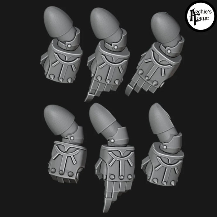 Sons of Horus Power Fists - Set of 6 - Archies Forge