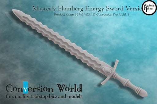 Masterly Energy Flamberg Sword Version 1 X 1 - Archies Forge