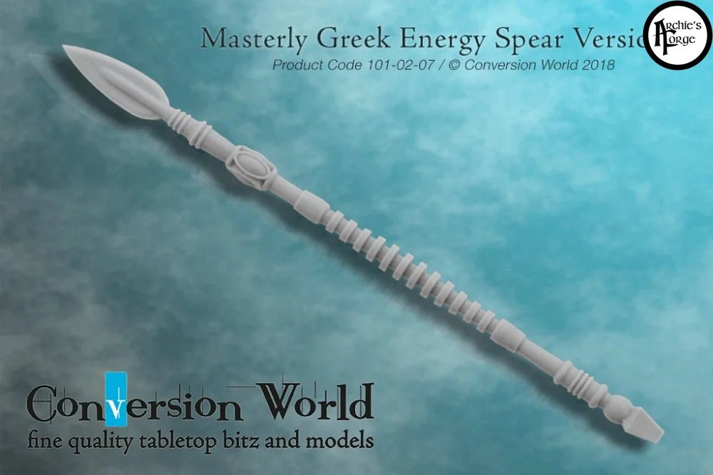 Masterly Greek Energy Spear Version 1 - Archies Forge