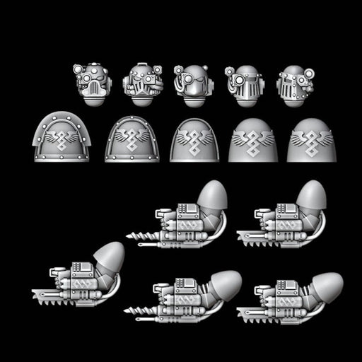 Mixed Armour Marks Apothecary Upgrade Kit - Set of 5 - Archies Forge