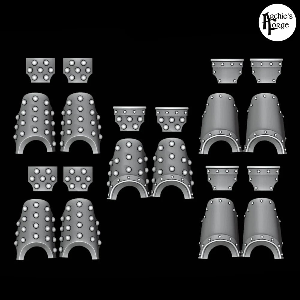 MK5 Heresy Style Terminator Shin and Hip Plates - Set of 5 — Archies Forge