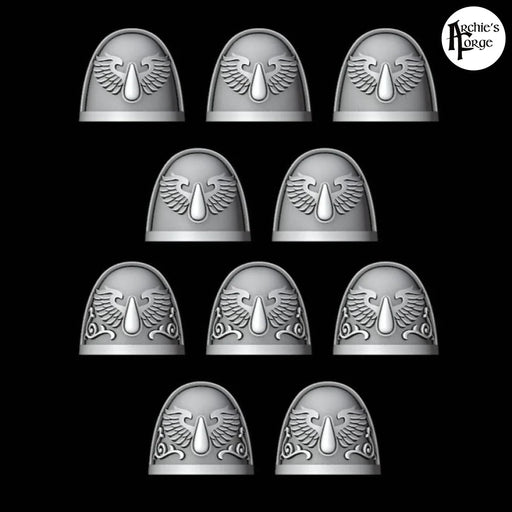 MK7 Shoulder Pads - Legio Sanguine - Set of 10 - Archies Forge