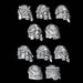 Ornate Legio Templaris Reiver / Phobos Pads - Set of 10 - Archies Forge