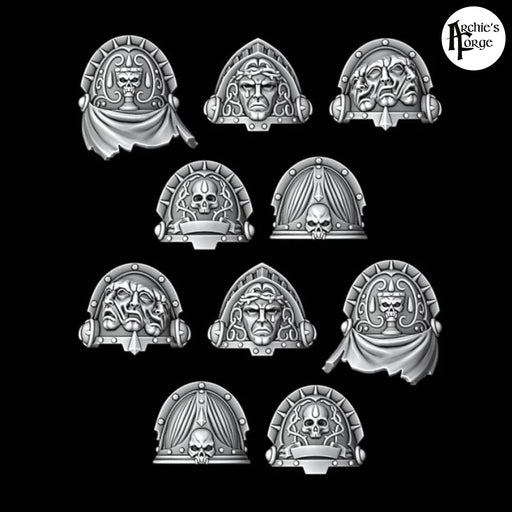 Ornate Shoulder Pads - Legio Sanguine Set Of 10