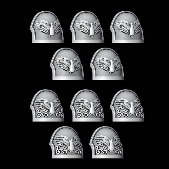 Phobos Shoulder Pad - Legio Sanguine - Set of 10 - Archies Forge