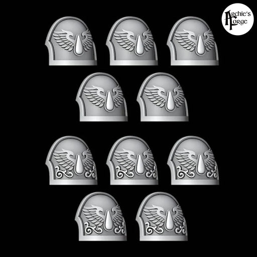 Phobos Shoulder Pad - Legio Sanguine - Set of 10 - Archies Forge