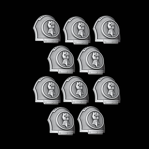 Phobos Shoulder Pads - Legio Fist - Set of 10 - Archies Forge