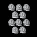 Phobos Shoulder Pads - Legio Fist - Set of 10 - Archies Forge