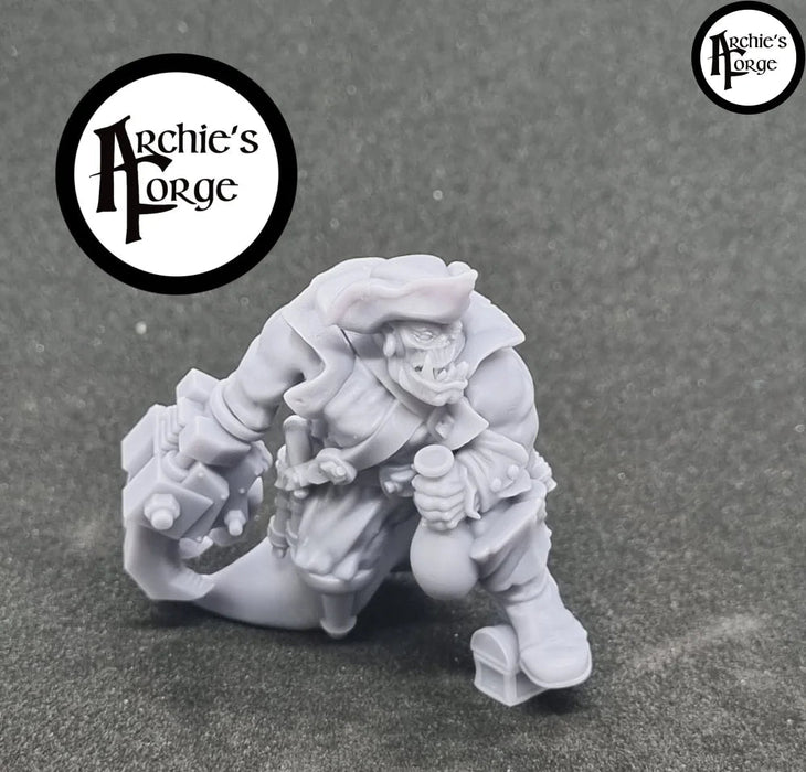 Pirate Ork / Orc - Freeboota Boss - Archies Forge