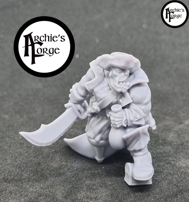 Pirate Ork / Orc - Freeboota Boss - Archies Forge