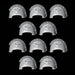 Plain Heresy Style Terminator Pads - Legio Carcharodon - Set of 10 - Archies Forge