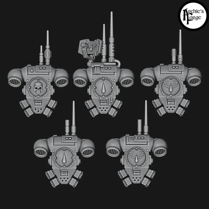 Prime Incursor / Infiltrator Backpack - Legio Sanguine - Set of 5 - Archies Forge