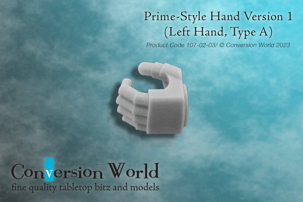 Prime Infantry Hand Version 1 (Left Hand, Type A) - Archies Forge