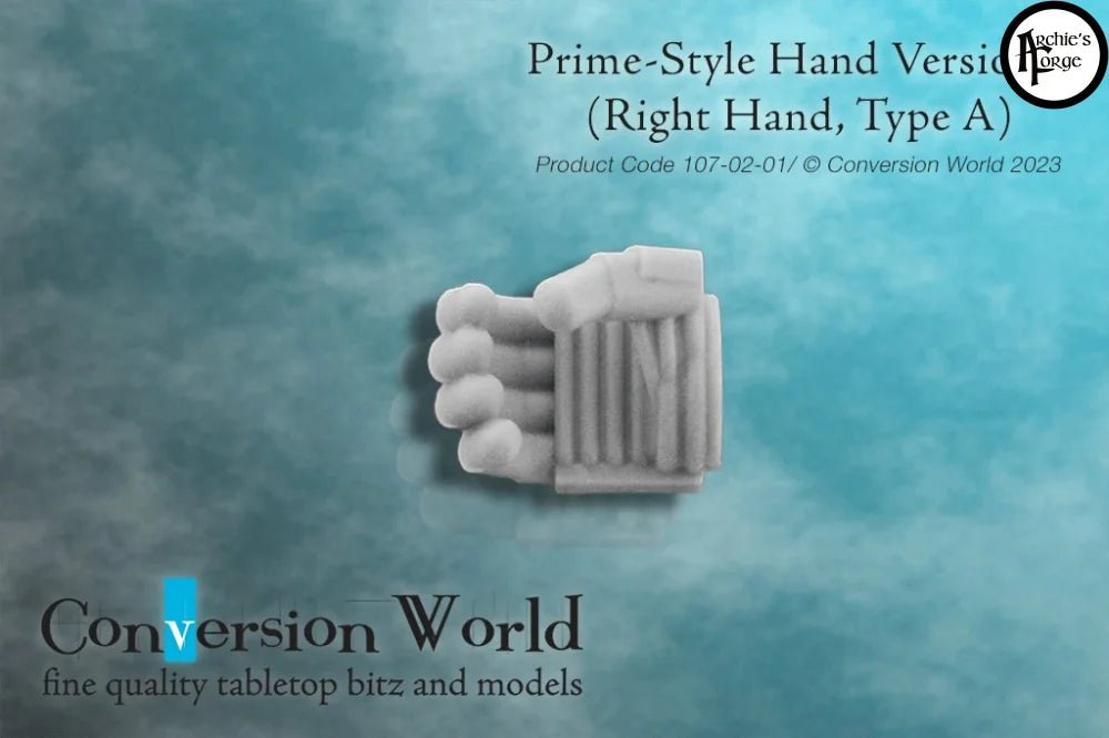 Prime Infantry Hand Version 1 (Right Hand, Type A) - Archies Forge