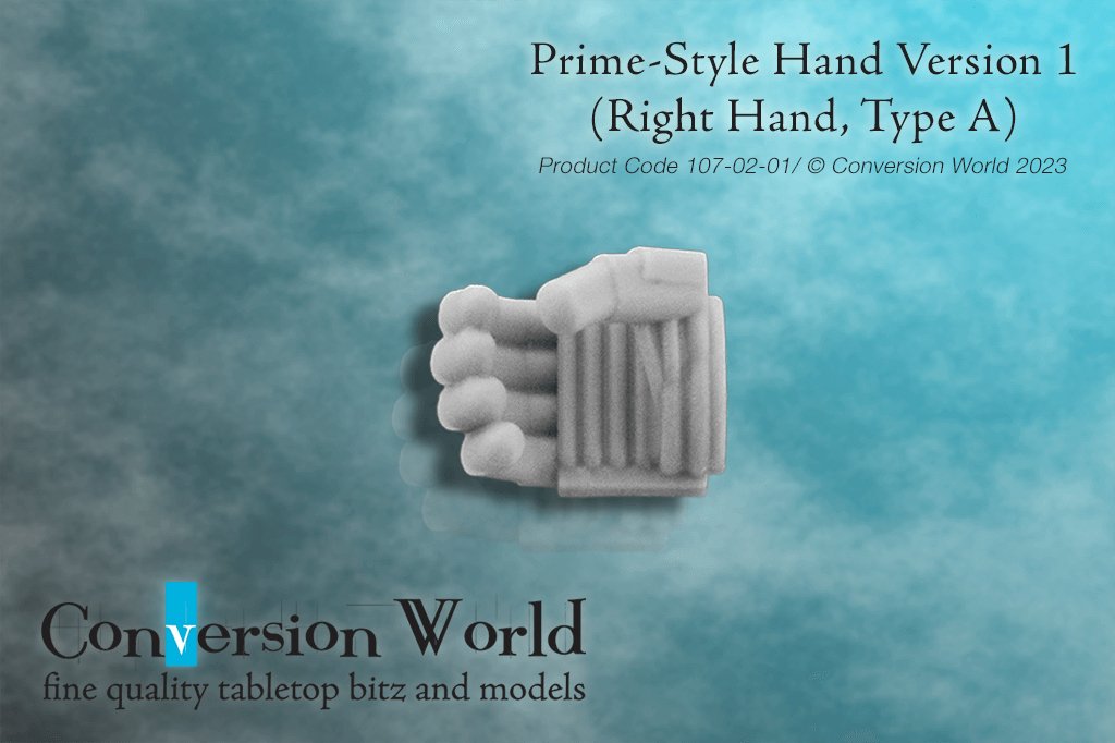 Prime Infantry Hand Version 1 (Right Hand, Type A) - Archies Forge