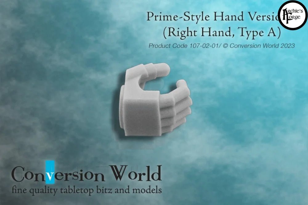 Prime Infantry Hand Version 1 (Right Hand, Type A) - Archies Forge