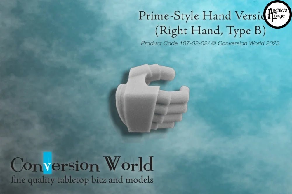 Prime Infantry Hand Version 1 (Right Hand, Type B) - Archies Forge