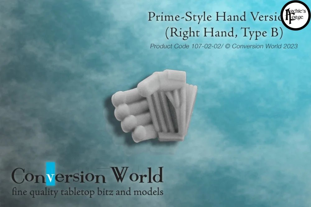 Prime Infantry Hand Version 1 (Right Hand, Type B) - Archies Forge