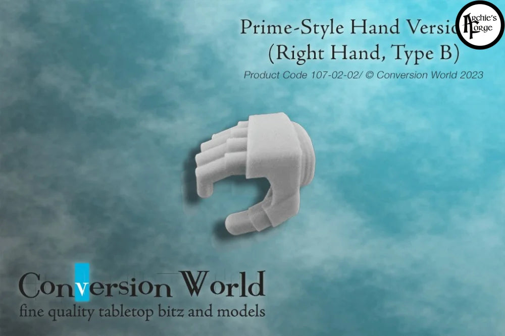 Prime Infantry Hand Version 1 (Right Hand, Type B) - Archies Forge