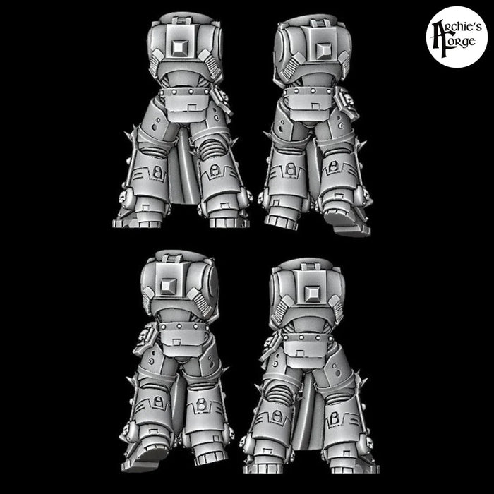 Prime Scale Bodies - Legio Templaris - Set of 4 - Archies Forge