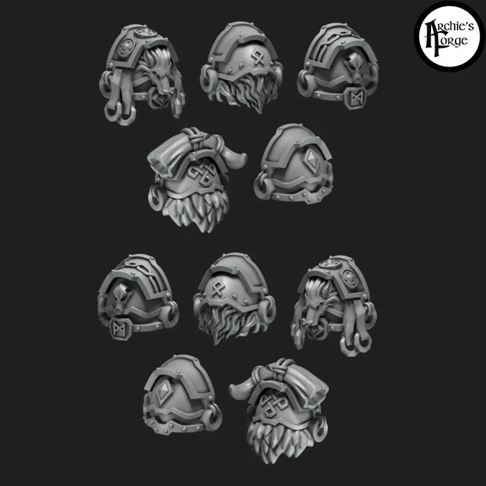 Space Wolves Reinforced Pads - Set of 10 - Archies Forge