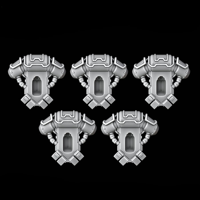 Retro Armoured Backpacks - Set of 5 - Archies Forge
