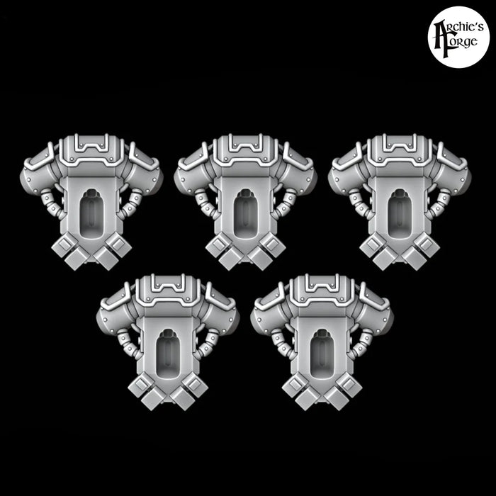 Retro Armoured Backpacks - Set of 5 - Archies Forge