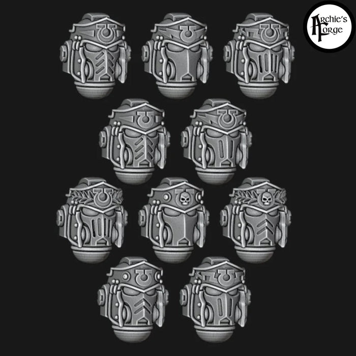 Roman Prime Helmets - Legio Ultra - Set of 10 - Archies Forge