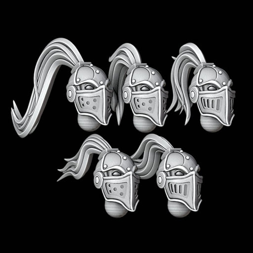 Silent Sisters Armoured Heads - Set of 5 - Archies Forge