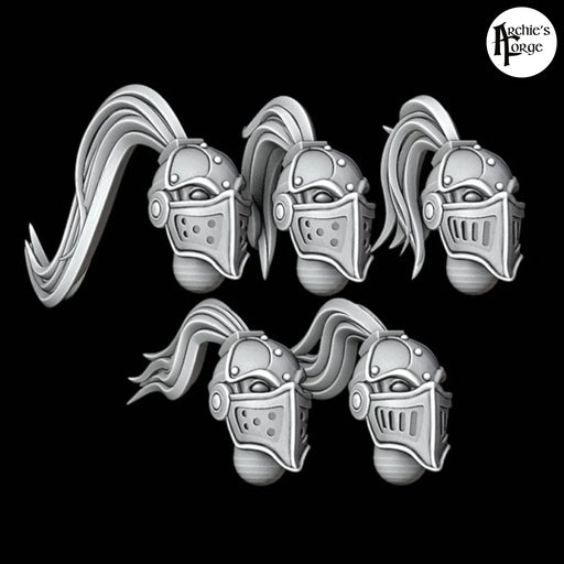 Silent Sisters Armoured Heads - Set of 5 - Archies Forge