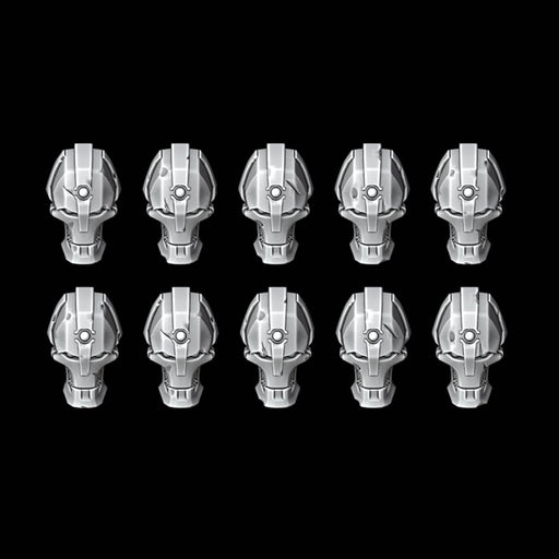 Space Cyborg Pariah Heads - Set of 10 - Archies Forge