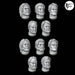 Space Marine Heads - Set of 10 - Archies Forge