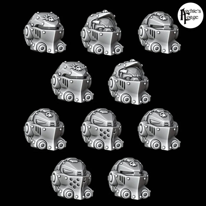 Terminator Knight Helmets - Set of 10 - Archies Forge