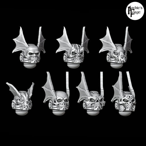 Winged Helmets - Legio Terror - Set of 7 - Archies Forge