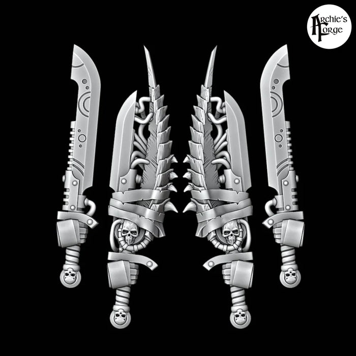 Xenos Hunters Swords - Set of 4 - Archies Forge