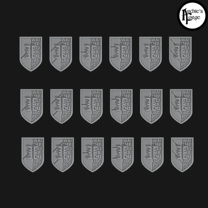 Deathwatch Tilting Shields - Set of 18 - Archies Forge