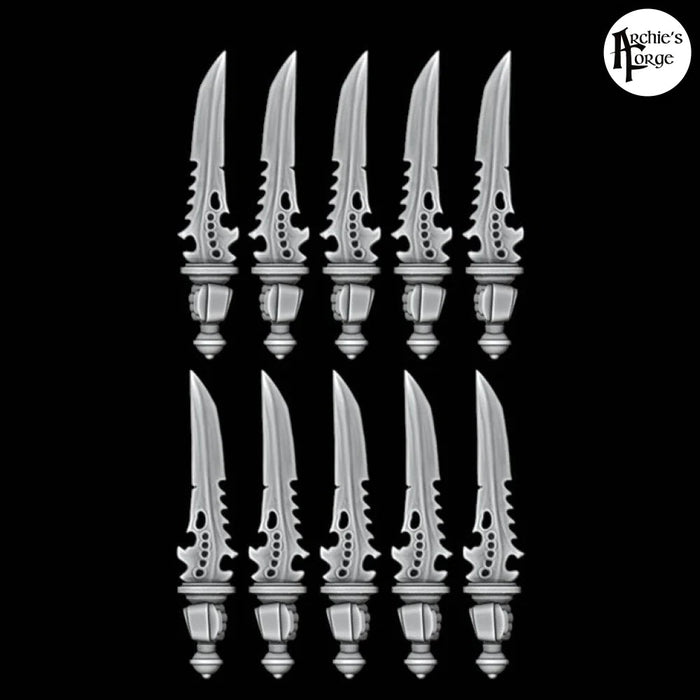 Xenos Talon Knives - Set of 10 - Archies Forge