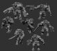 7 Space Ork Kommandos - Design by Blue Sky Miniatures - Archies Forge