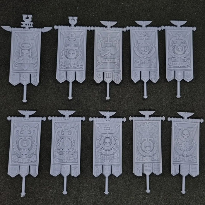 All Ultramarines Company Banners. - Archies Forge