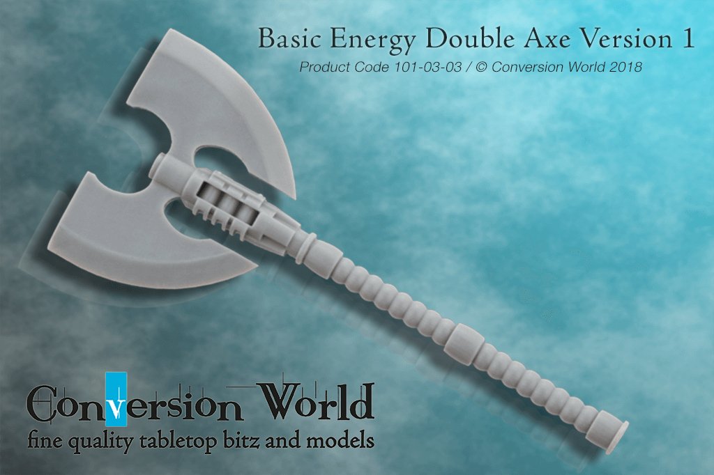 Basic Energy Double Axe Version 1 - Archies Forge