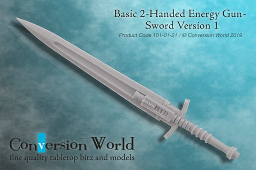Basic Two-Handed Energy Gun Sword Version 1 - Archies Forge