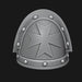 Black Templar MK3 Pads - Design 1 - Set of 10 - Archies Forge