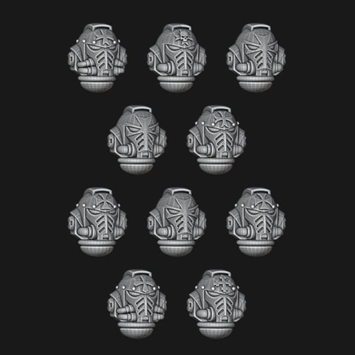 Black Templar Primaris Helms - Set 10 - Archies Forge
