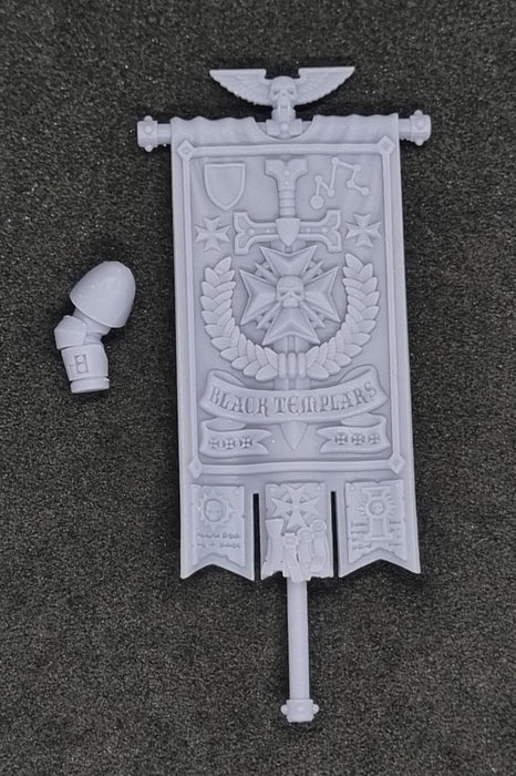 Black Templars Banner - Archies Forge
