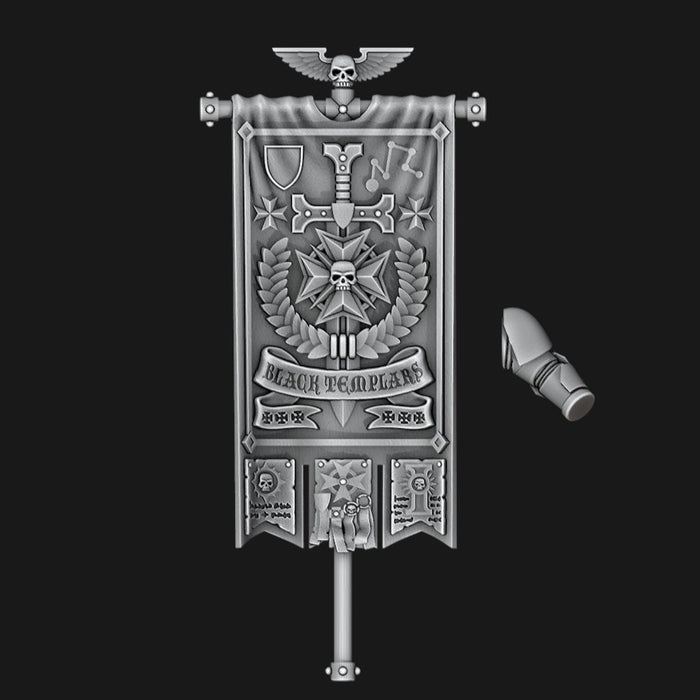 Black Templars Banner - Archies Forge